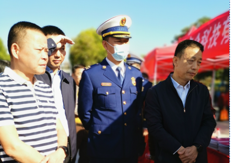 天津昊天电子取款机服务有限公司参加河源市 2021 年新《安全生产法》 宣传周